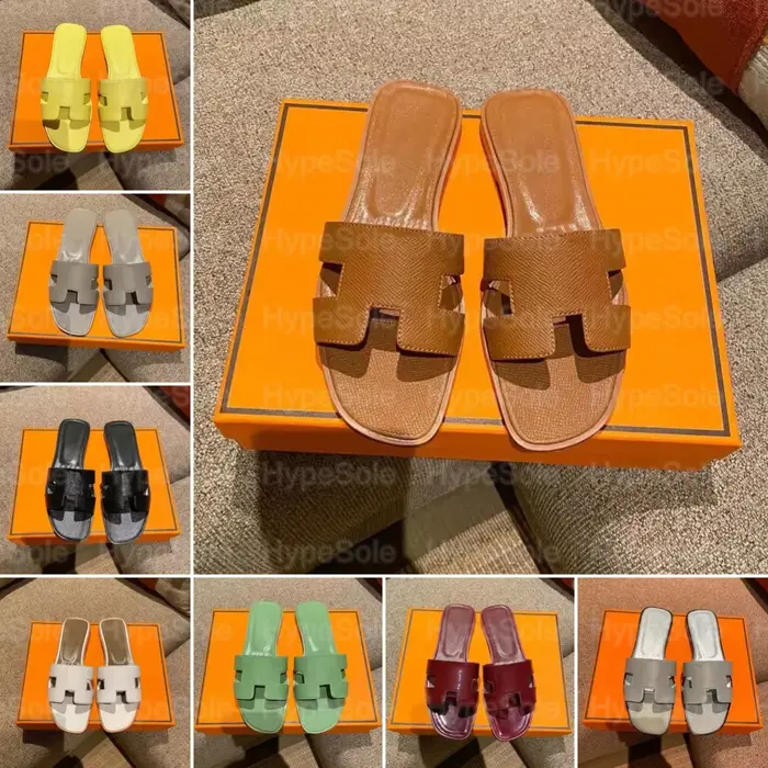 2026 Chypre Claquettes de créateur en cuir, de luxe, pour femme, noires, blanches, rouges, sandales